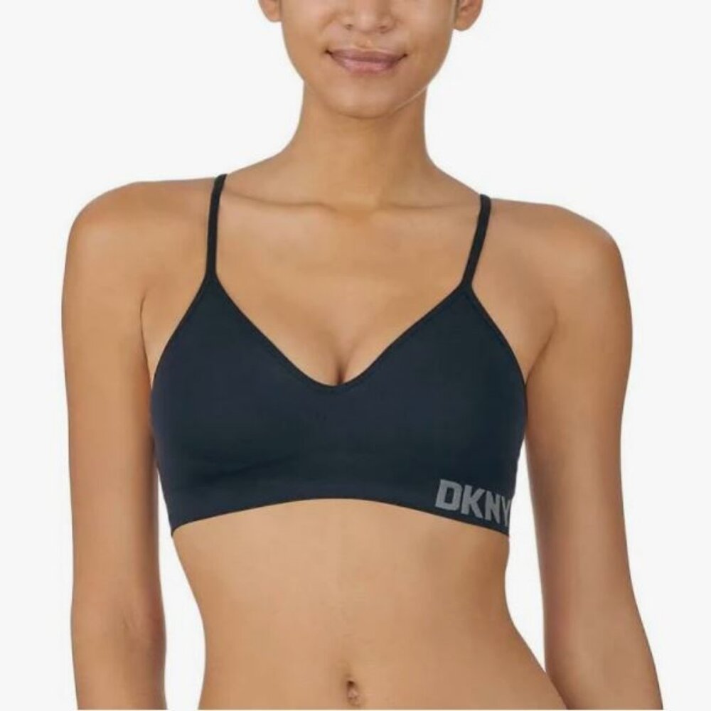 DKNY Seamless Bra 2-pack Ink/Aluminum - Picture 2 of 4